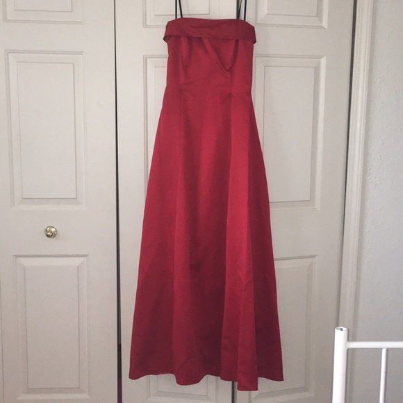 Red Prom Dress with Shawl - Picture 1 of 3